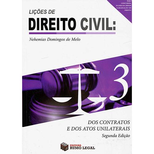 Livro - Lições de Direito Civil: dos Contratos e dos Atos Unilaterais - Vol. 3
