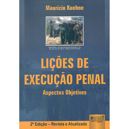 Livro - Lições de Execução Penal: Aspectos Objetivos