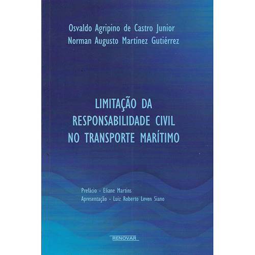 Livro - Limitação da Responsabilidade Civil no Transporte Maritimo