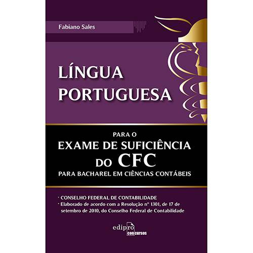 Livro - Língua Portuguesa - para o Exame de Suficiência do CFC para Bacharel de Ciências Contábeis