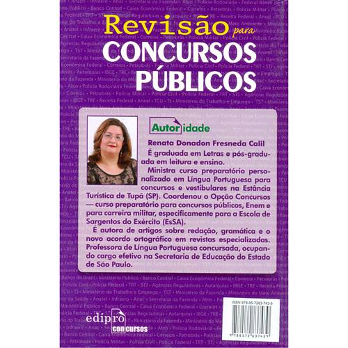 Livro - Língua Portuguesa - Revisão para Concursos Públicos