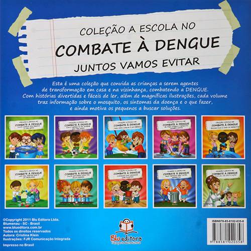Livro - Lixo Mal Descartado é um Problema! - Coleção a Escola no Combate à Dengue