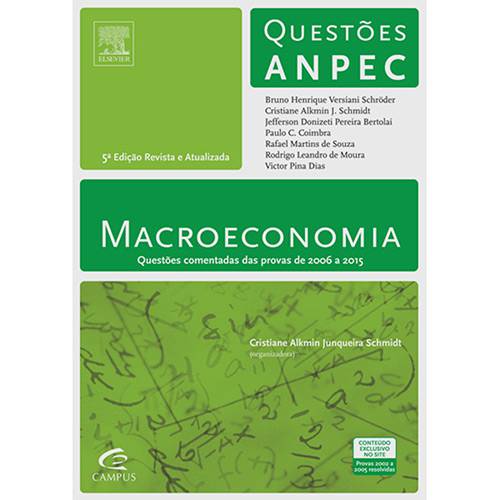 Livro - Macroeconomia: Questões ANPEC
