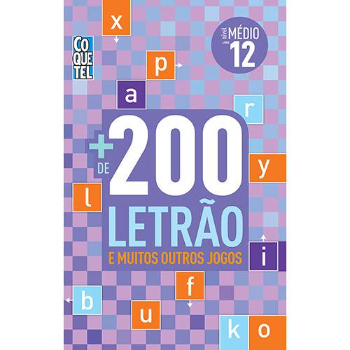 Livro - Mais 200 Letrão: e Muitos Outros Jogos