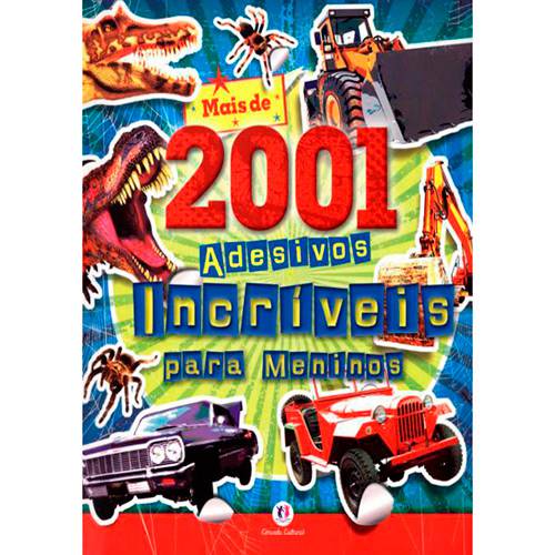 Livro - Mais de 2001 Adesivos Incriveis para Menino