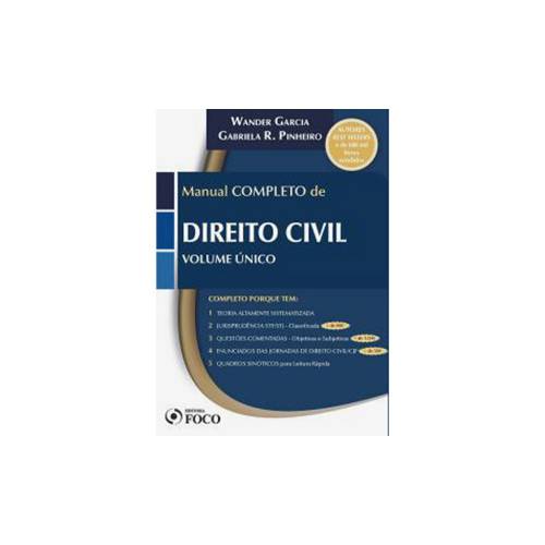 Livro - Manual Completo de Direito Civil - 2014