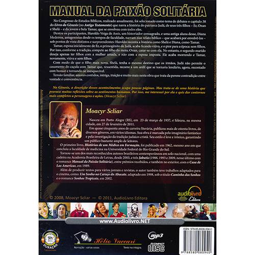 Livro - Manual da Paixão Solitária - Audiolivro