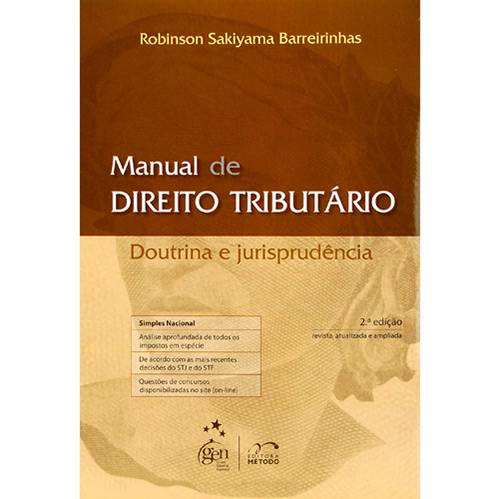 Livro - Manual de Direito Tributário