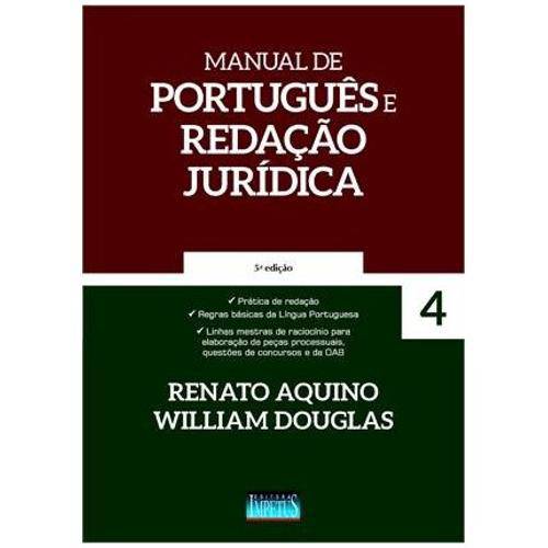 Livro - Manual de Portugues e Redaçao Juridica