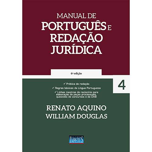Livro - Manual de Português e Redação Jurídica