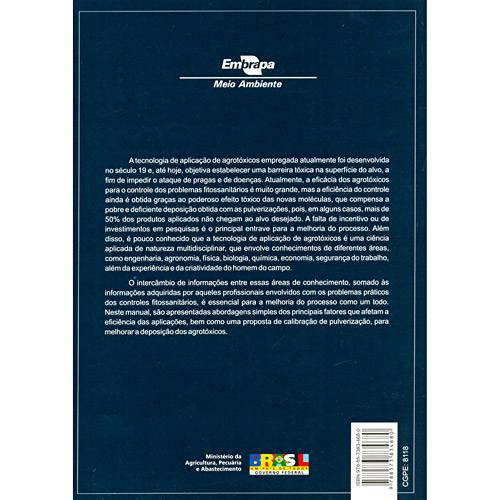 Livro - Manual de Tecnologia de Aplicação de Agrotóxicos