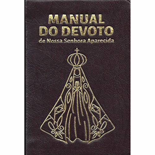 Livro - Manual do Devoto de Nossa Senhora Aparecida (Luxo Marrom)