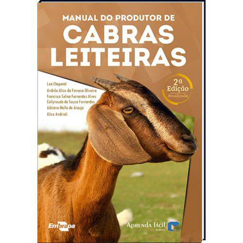 Livro Manual do Produtor de Cabras Leiteiras