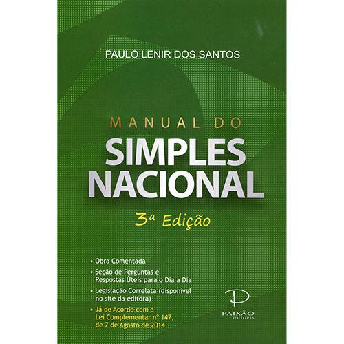 Livro - Manual do Simples Nacional