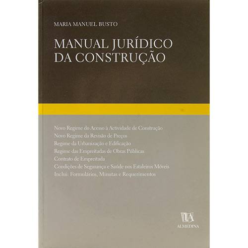 Livro - Manual Jurídico da Construção