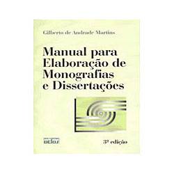 Livro - Manual para Elaboracão de Monografias e Dissertações
