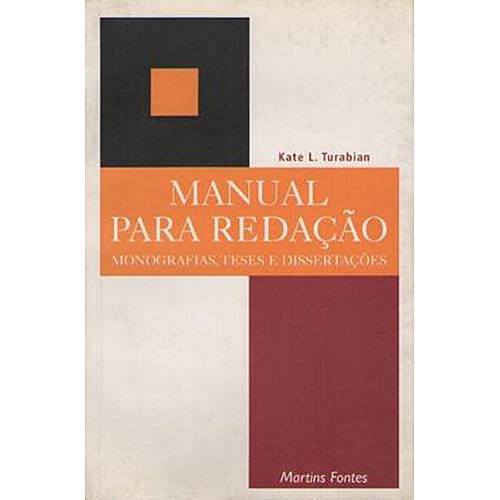 Livro - Manual para Redaçao