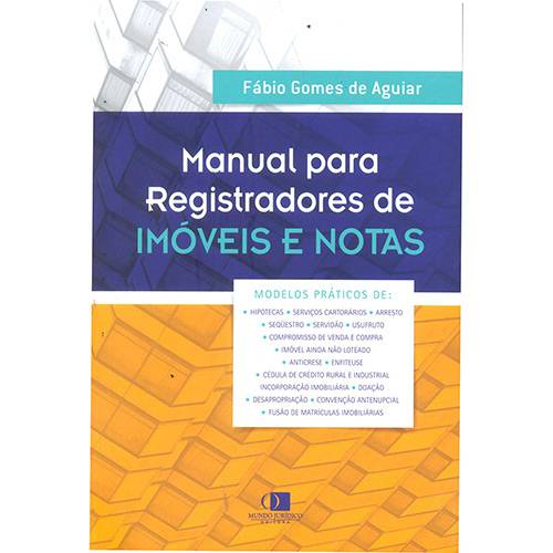 Livro - Manual para Registradores de Imóveis e Notas