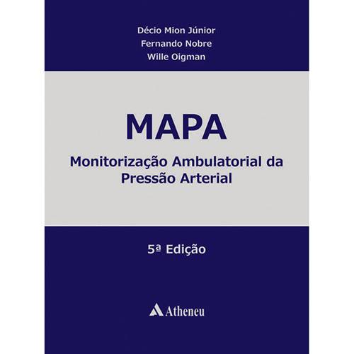 Livro - Mapa: Monitorização Ambulatorial da Pressão Arterial