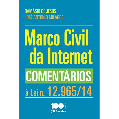 Livro - Marco Civil da Internet: Comentários à Lei Nº12.965/14