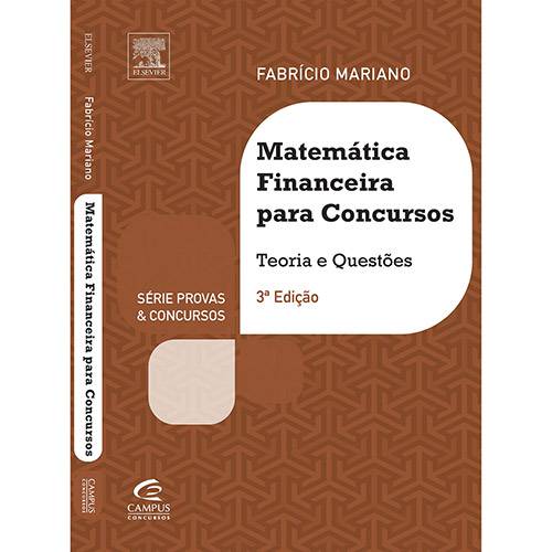 Livro - Matemática Financeira para Concursos: Série Provas e Concursos