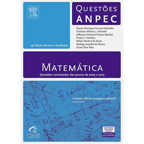 Livro - Matemática: Questões Anpec