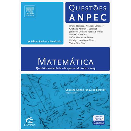 Livro - Matemática: Questões ANPEC
