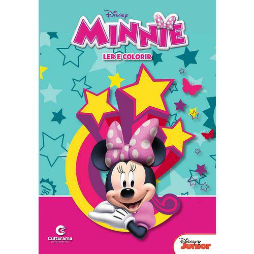 Livro - Médio Ler e Colorir Minnie