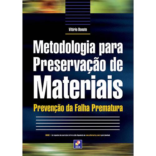Livro - Metodologia para Preservação de Materiais - Prevenção da Falha Prematura