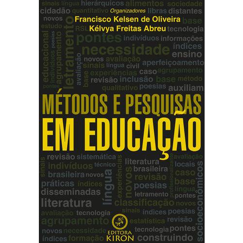 Livro: Métodos e Pesquisas em Educação
