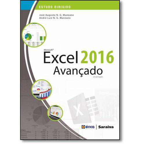 Livro - Microsoft Excel 2016 Avançado - Coleção Estudo Dirigido