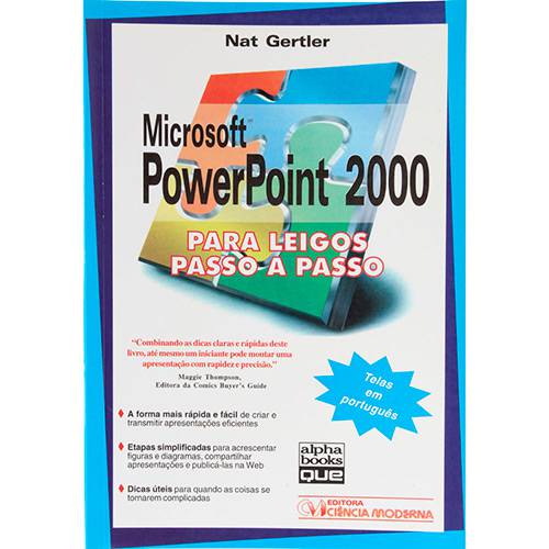 Livro - Microsoft PowerPoint 2000: para Leigos Passo a Passo