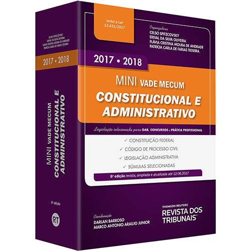 Livro - Mini Vade Mecum Constitucional e Administrativo: Legislação Selecionada para Oab, Concursos e Prática Profissional