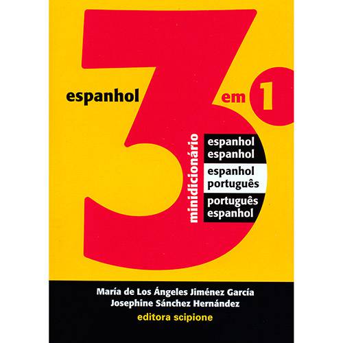 Livro - Minidicionário 3 em 1: Espanhol - Espanhol , Espanhol - Português, Português - Espanhol