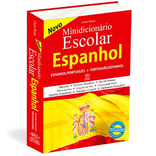 Livro - Minidicionário Escolar Espanhol - DCL (Com Ref Ortogr)