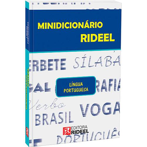 Livro - Minidicionário Rideel Língua Portuguesa