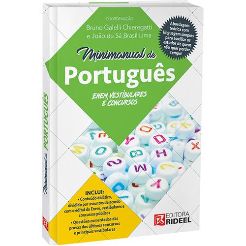 Livro - Minimanual de Português: Enem, Vestibulares e Concursos