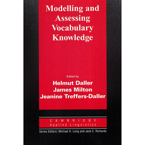 Livro - Modelling And Assessing Vocabulary Knowledge