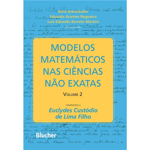 Livro - Modelos Matemáticos Nas Ciências não Exatas - Volume 2