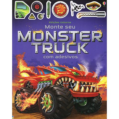 Livro - Monte Seu Monster Truck com Adesivos