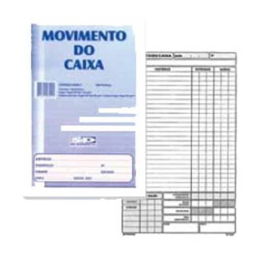 Livro Movimento do Caixa 1/4 100 Folhas 990656