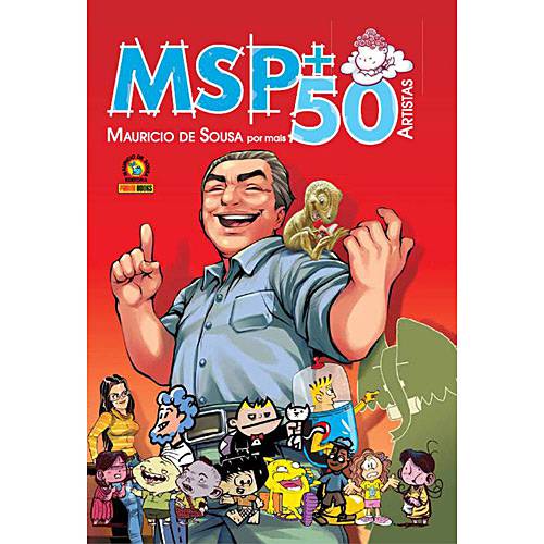 Livro - MSP + 50 - Mauricio de Sousa por 50 Artistas (Brochura)