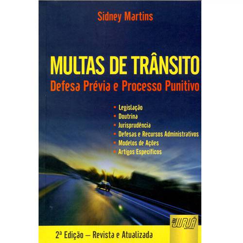 Livro - Multas de Trânsito - Defesa Prévia e Processo Punitivo