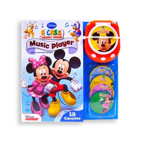 Livro Music Player - Livro de Histórias - a Casa do Mickey Mouse DCL