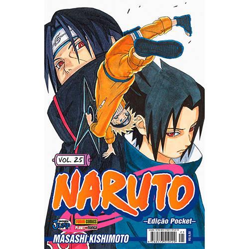 Livro - Naruto: Edição Pocket - Vol.25