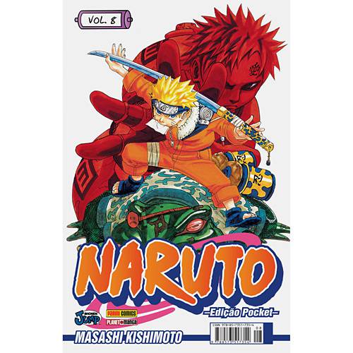 Livro - Naruto - Edição Pocket - Volume 8