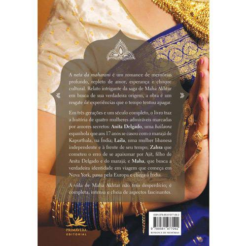 Livro - Neta de Maharani:História Real da Neta de Anita Delgado, a Princesa de Kapurthala, a