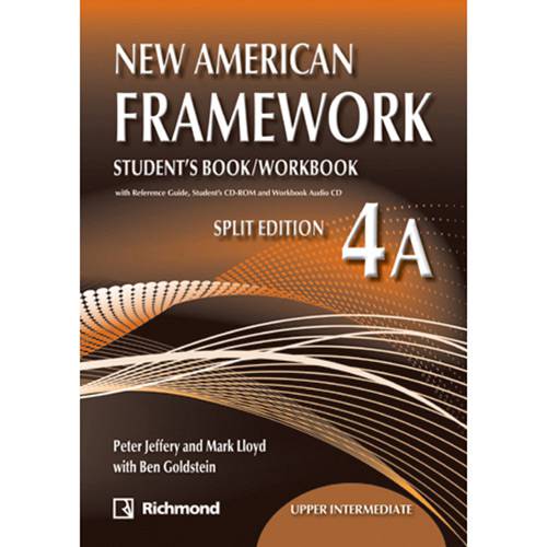 Livro - New American Framework 4A Upper Intermediate: Student's Book/ Workbook - Split Edition