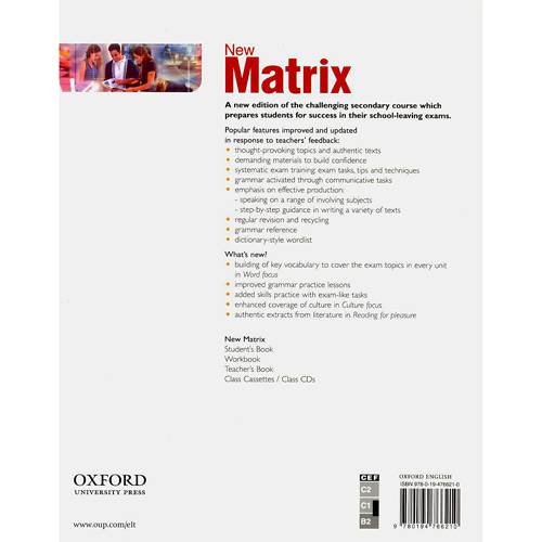 Livro - New Matrix: Upper-Intermediate Student Book