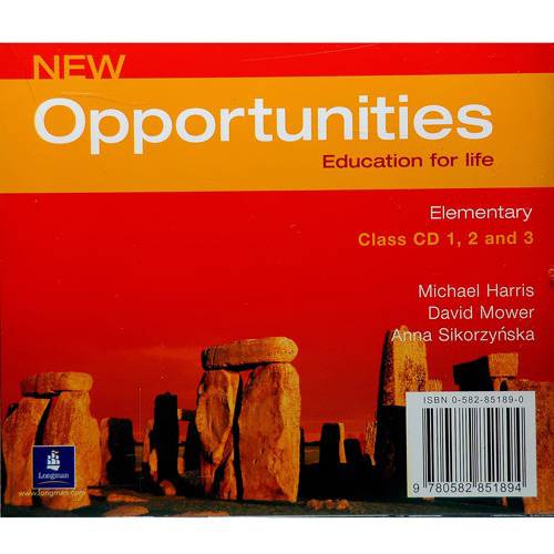 Livro - New Opportunities - Education For Life - Elementary